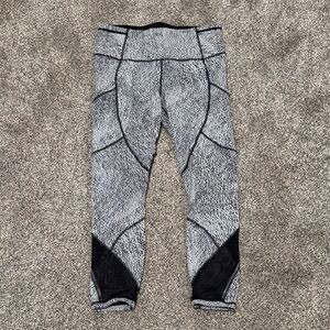 Stylish Black and Gray Leggings